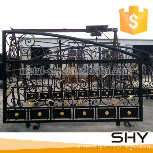 garden decoration aluminum metal gate for garden